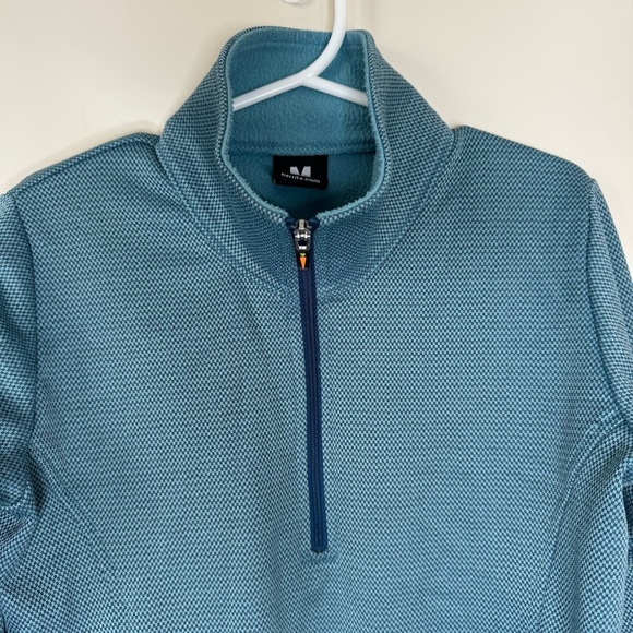 Kerrits Girls Size Medium Equestrian Riding 1/4 Zip Casual Jacket Blue - Picture 3 of 6
